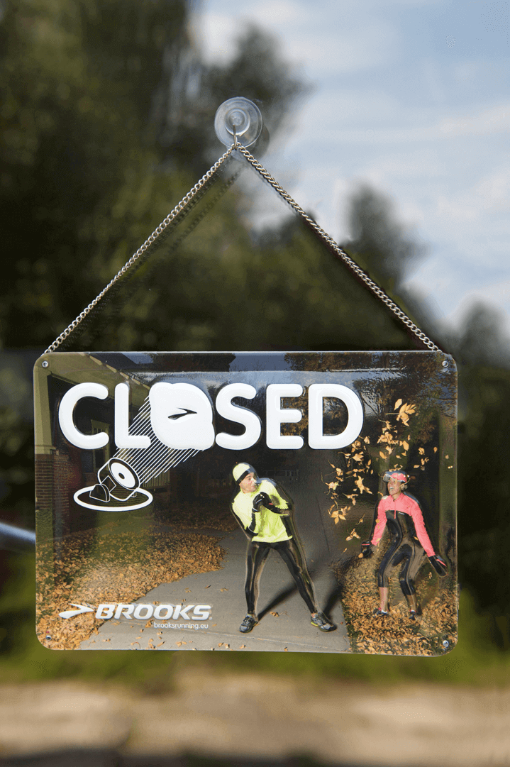 Double sided aluminium sign - Open/Closed - von Halem GmbH porcelain ...