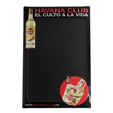 Havana Club chalkboard 