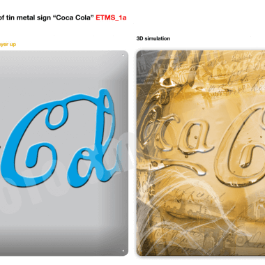 Coca Cola tin metal signs preview of sign 3 